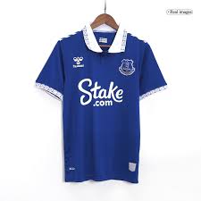 Camiseta Manga Larga del Everton 2013-2014 Segunda Equipacion
